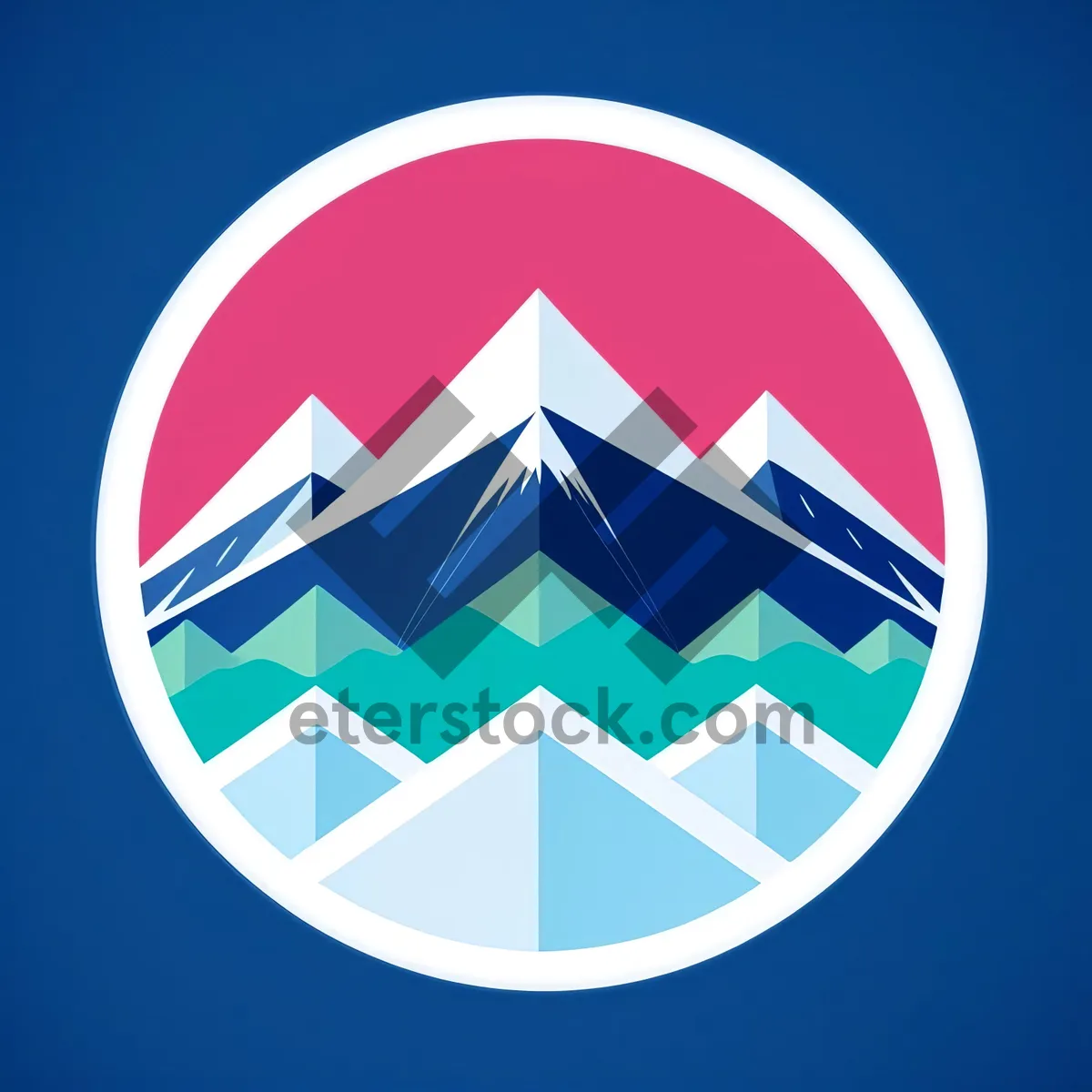 Picture of Patriotic Flag Button: Symbol of National Pride