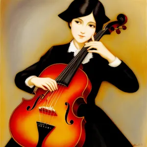 Musical Strings in Harmony: Strings, Cello, Violin, Guitar