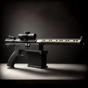 Assault Rifle with Sights: A Powerful Automatic Firearm