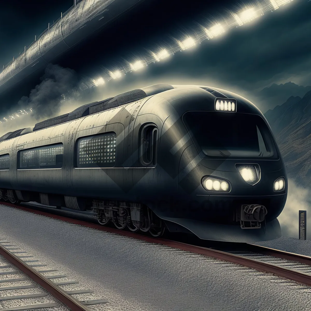 Picture of Speeding through the Tunnel: Bullet Train Transportation