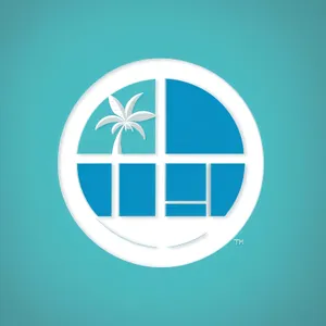 Web-Design Round Button Symbol