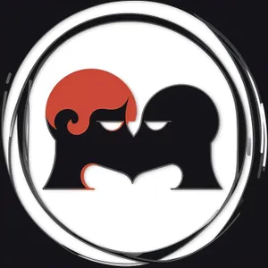 Round black shiny web icon set