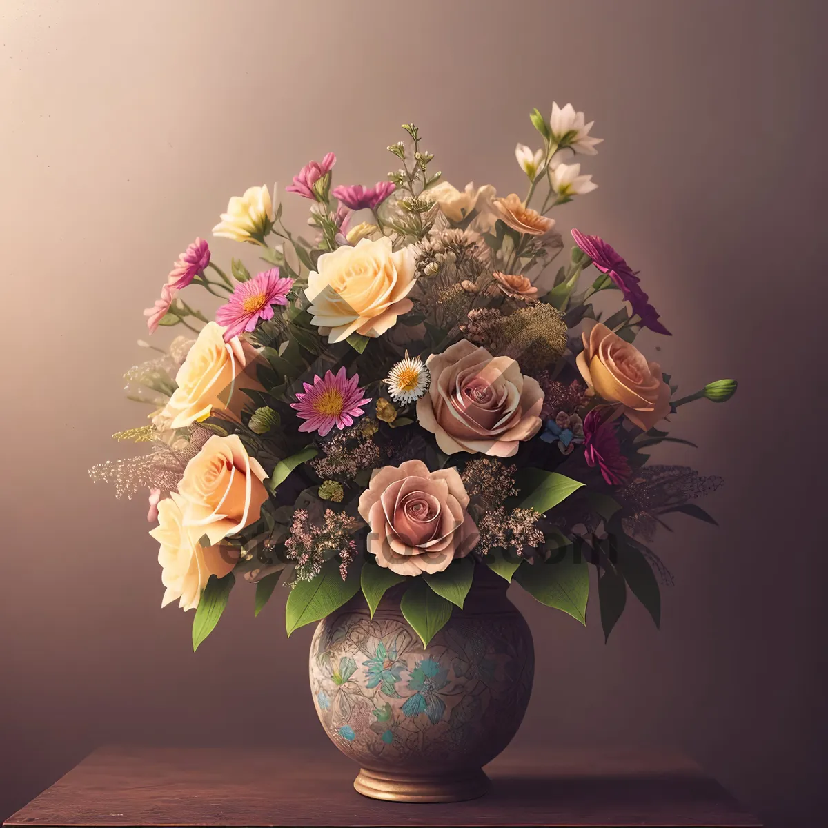 Picture of Blooming Floral Bouquet - Spring Celebration Art