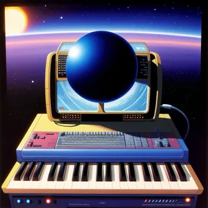 Digital Synthesizer with 3D Effects and Percussion