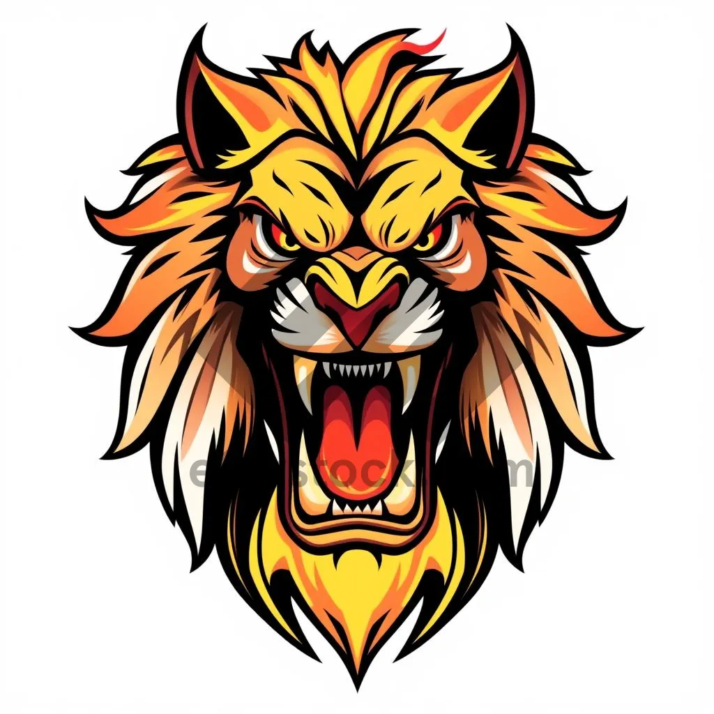 Picture of Cartoon design graphic heraldry symbol drawing