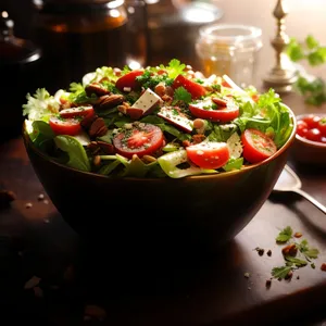 Delicious Gourmet Salad with Fresh Ingredients