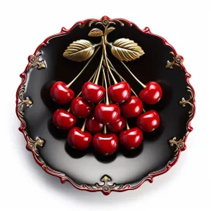 Fresh Cherry Berry Fruit Bangle Decoration