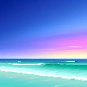 Serene Seascape: Idyllic Beach Vacation in Paradise