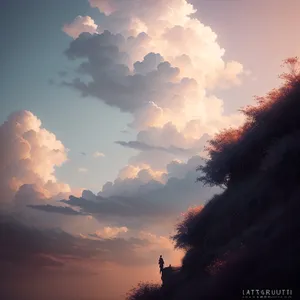 Vibrant Sunrise Over Majestic Mountains