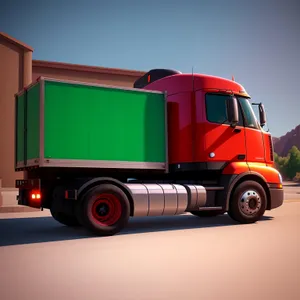 Efficient Freight Delivery by Heavy Diesel Truck