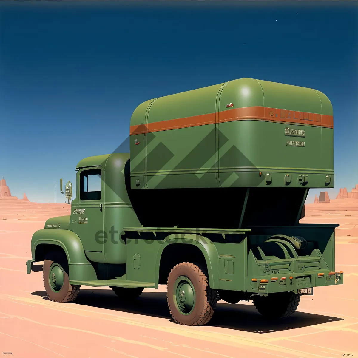 Picture of Transportation and Logistics Machine - Heavy-Duty Cargo Truck