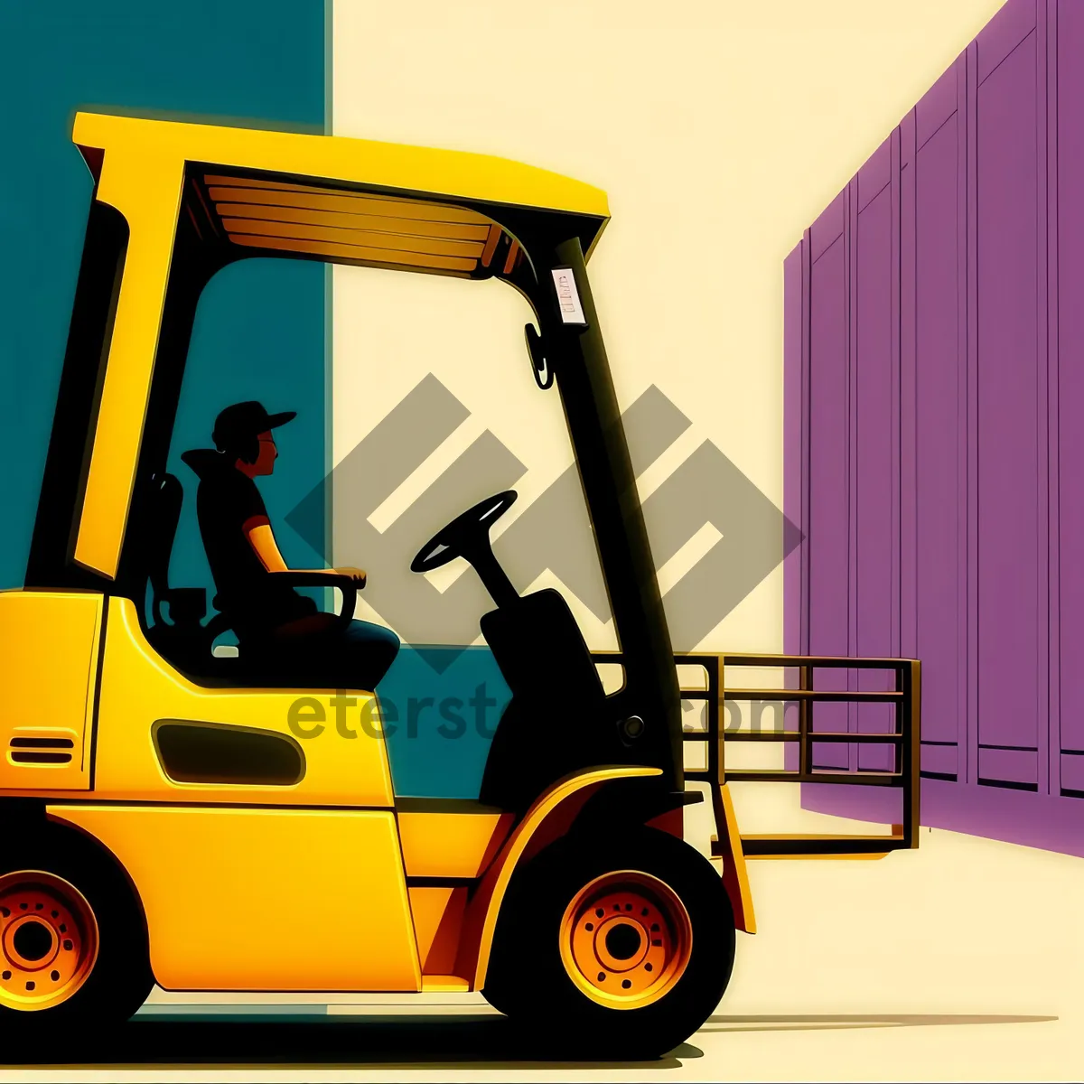 Picture of Wheeled Transport Equipment: Forklift Truck
