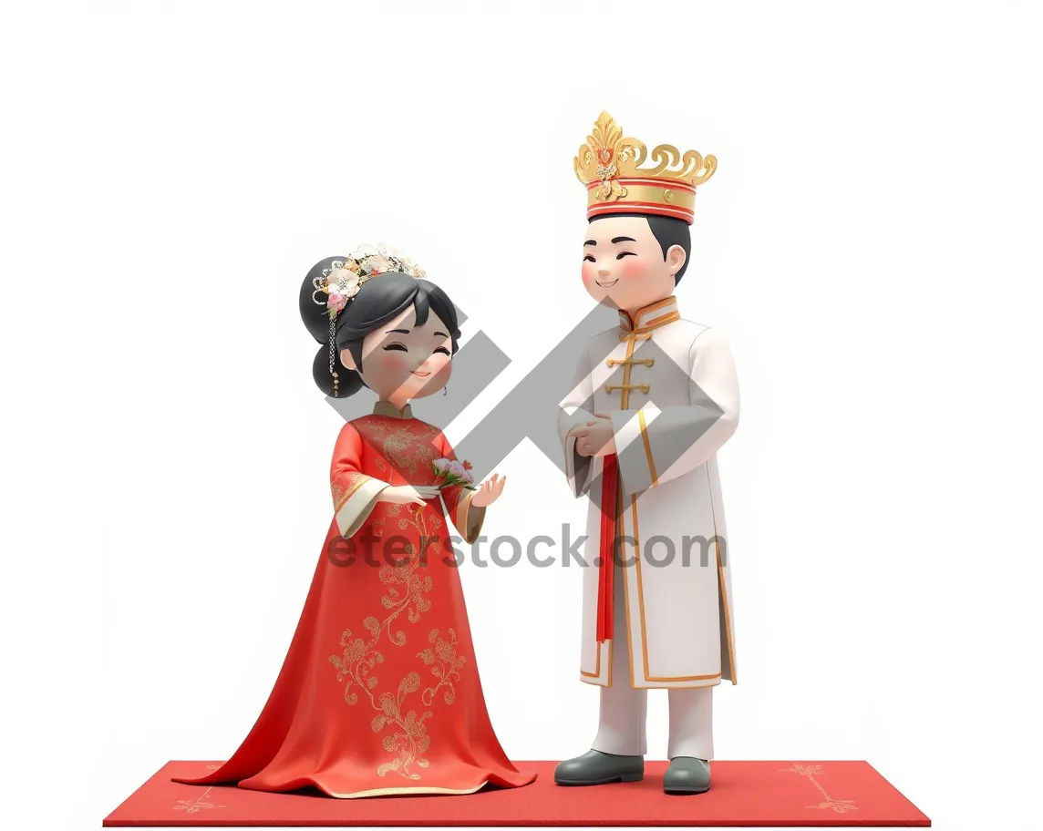 Picture of Cartoon princess art work in unique style