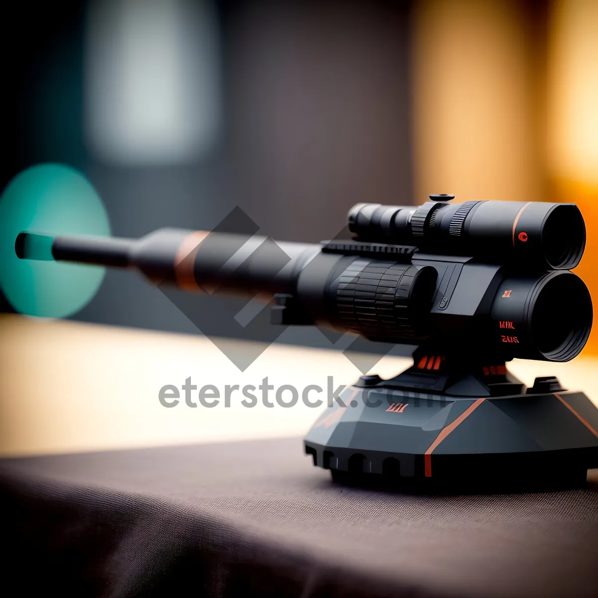 Picture of Advanced Digital Camera Equipment with Tripod Support