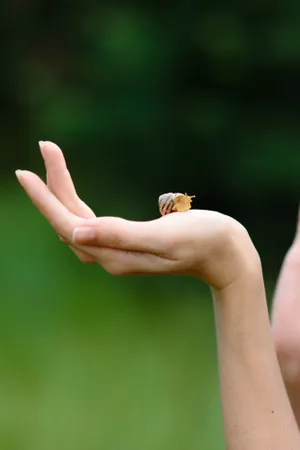 Human hands holding fingers with care and love.