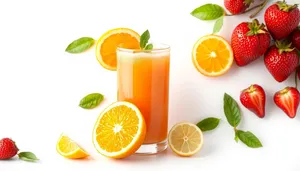 Refreshing Citrus Drink with Vitamin C and Juicy Fruit.