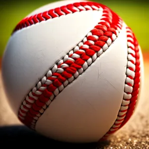 Baseball glove on grass field.