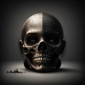 Eerie Skeleton Skull Mask - Terrifying Pirate