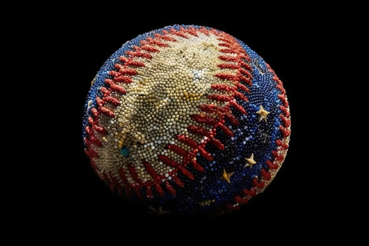 Picture of Baseball Sphere and Game Equipment