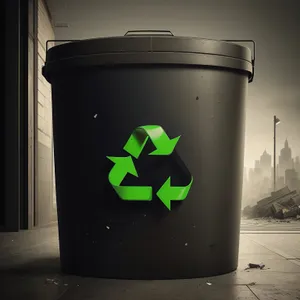 Ashcan bin - Efficient garbage disposal container