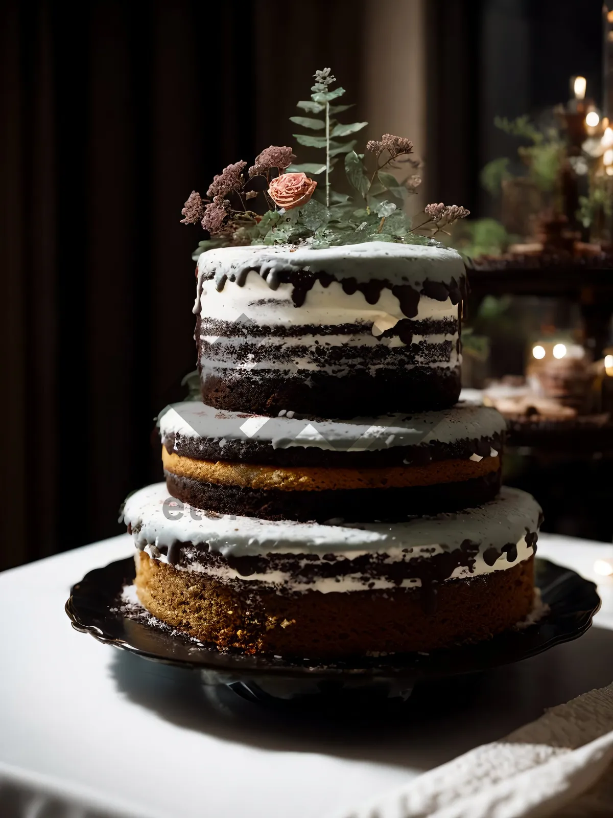 Picture of Decadent Chocolate Cake at the Local Bakery