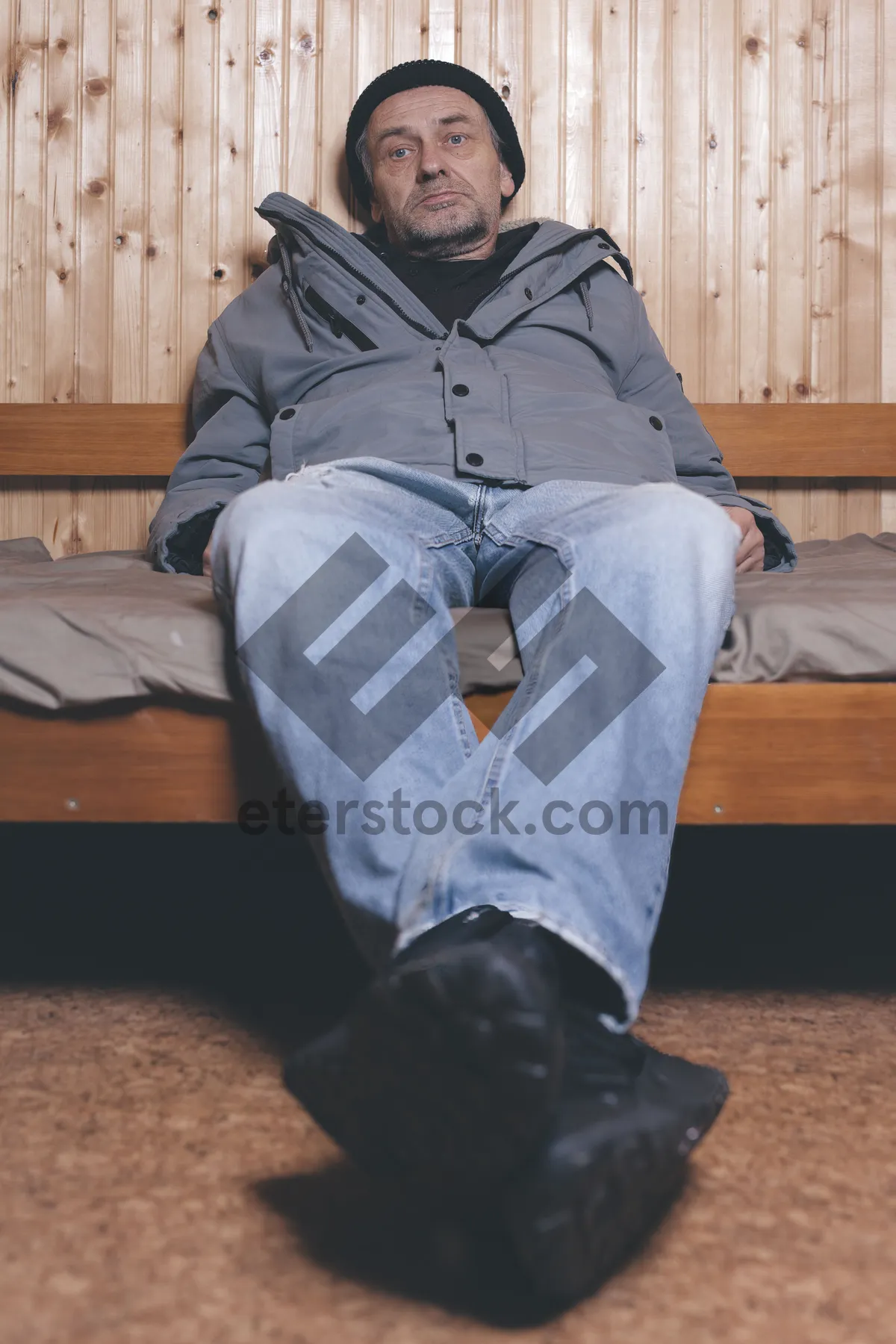 Picture of Casual male wearing loafers and stylish outfit