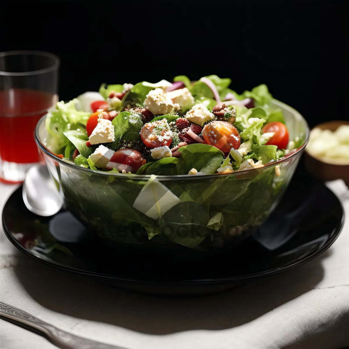 Picture of Healthy and fresh fruit salad bowl