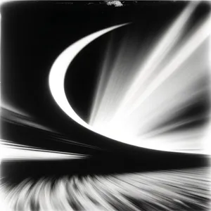 Futuristic Light Motion in Abstract Digital Art