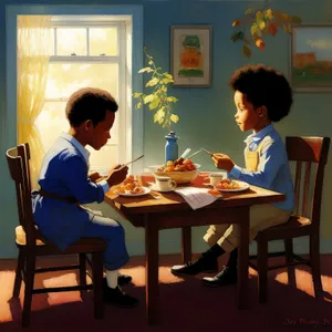 Professional business team meeting in restaurant