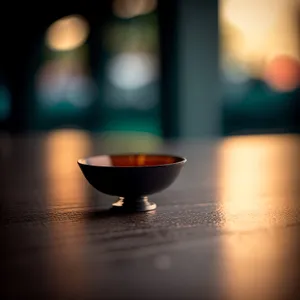 Delicious Mixed Drink in Glass Vessel on Tableware