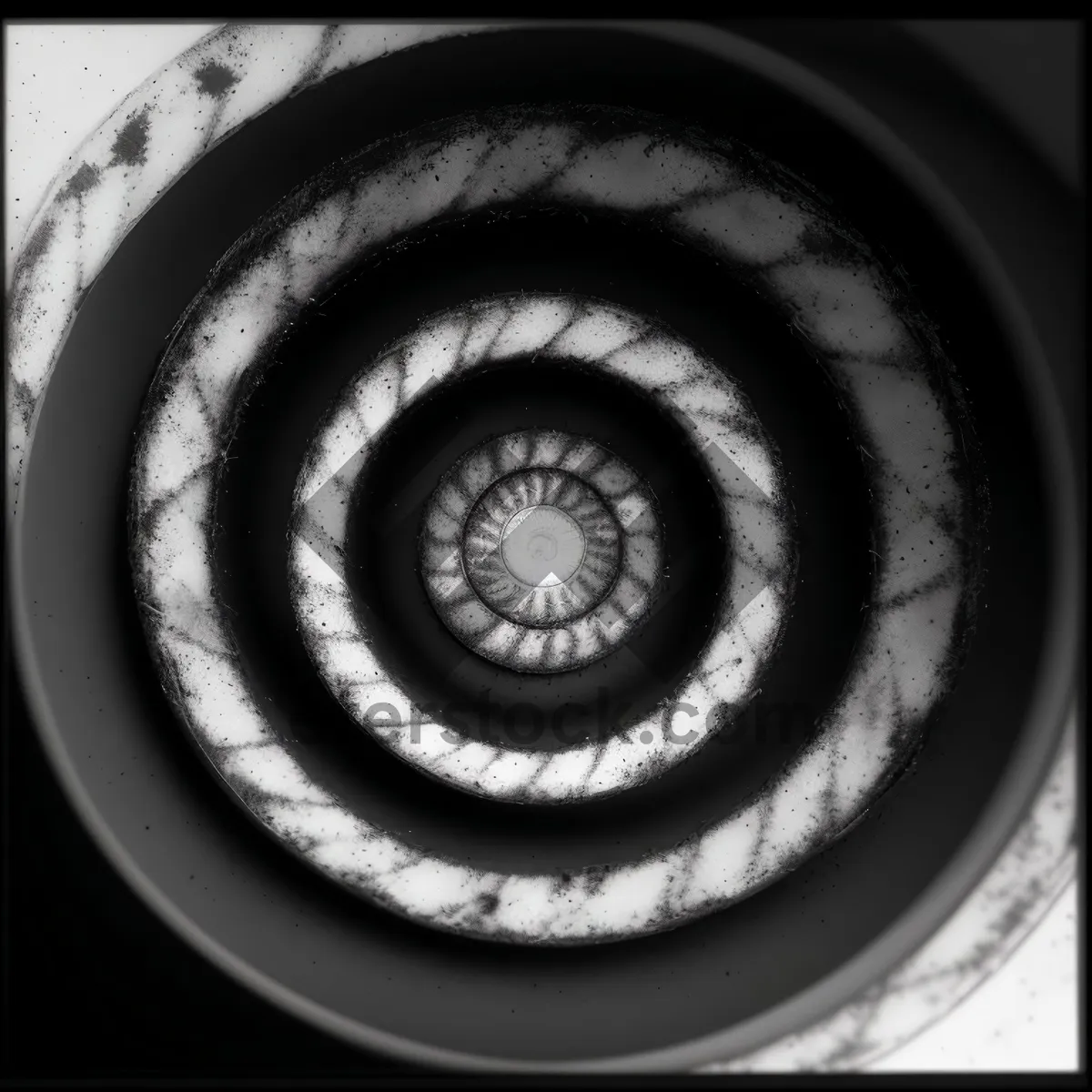 Picture of Coil Circle - Graphic Spiral Swirl Design