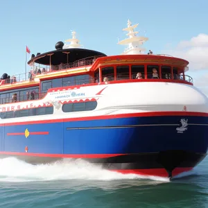 Seafaring Adventure: Tranquil Yacht Sailing on Open Waters