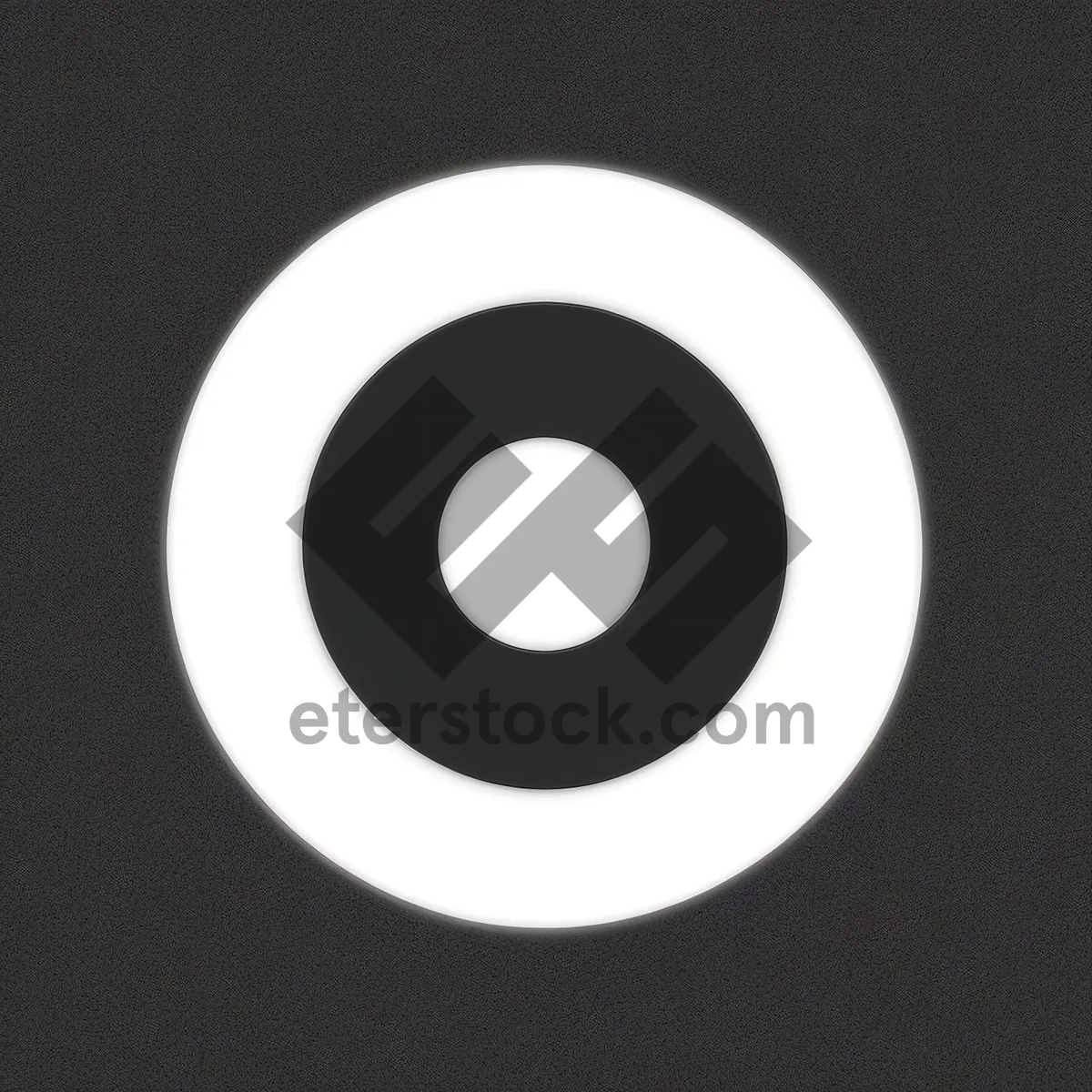 Picture of Fast-Seal Icon - Sleek 3D Black Circle Design