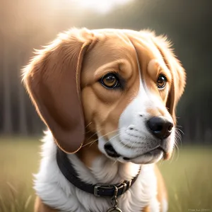 Adorable Purebred Retriever Puppy - Studio Portrait