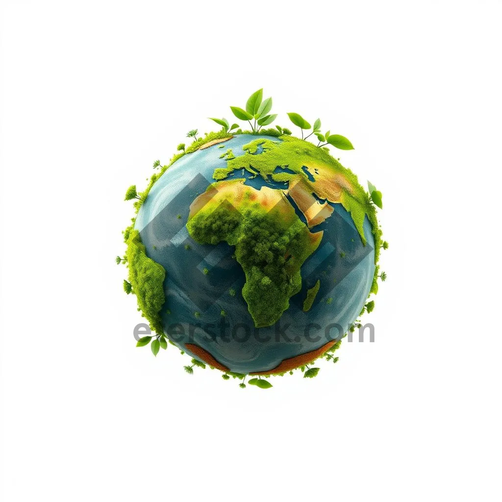 Picture of Global Earth Symbol Circle Icon