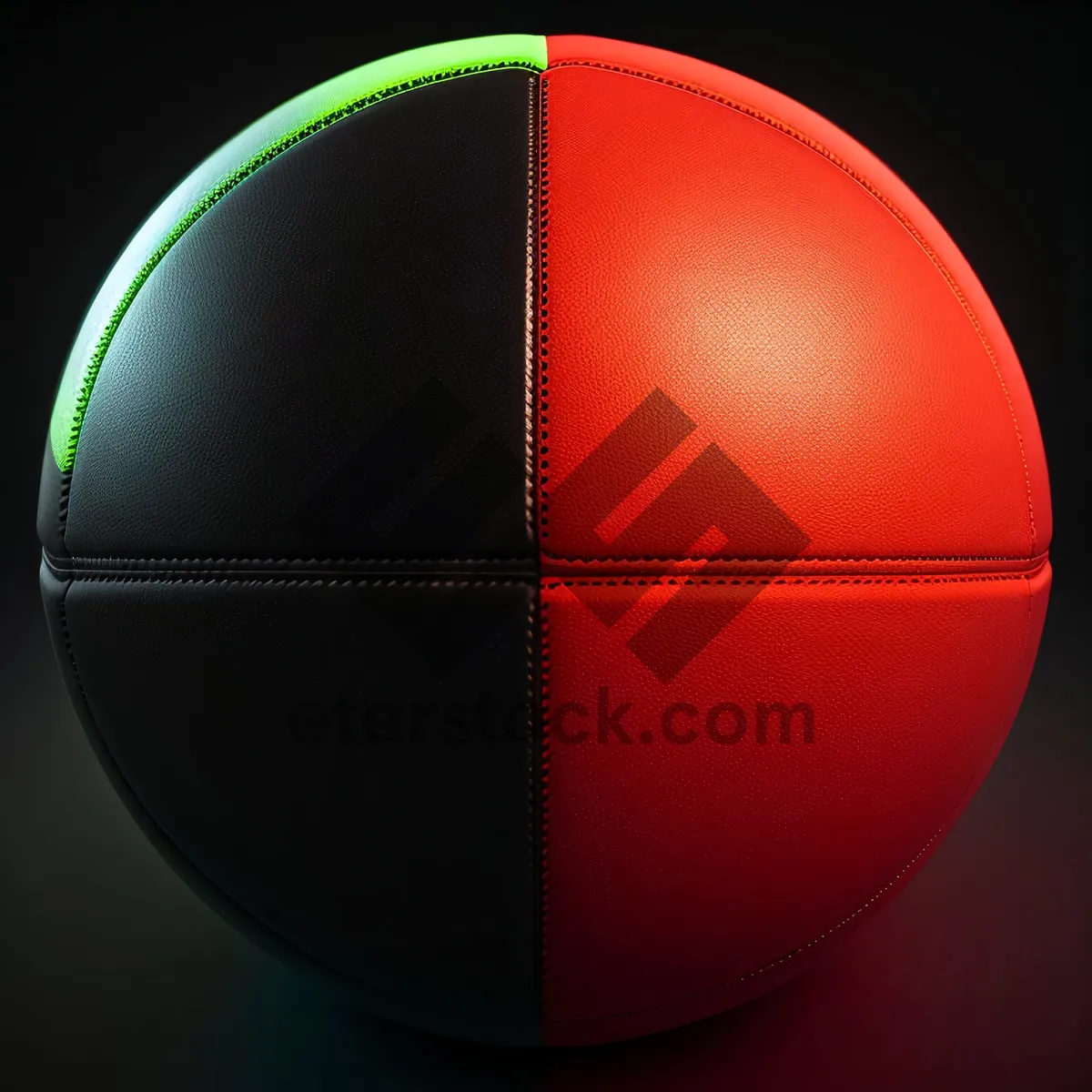 Picture of Black Glass Sphere Button Reflection Design