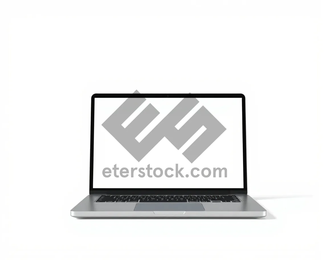 Picture of Modern Black Laptop for Business Office Work