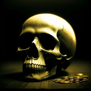 Dark Disguised Skeleton Mask - Spooky Skull of Horror