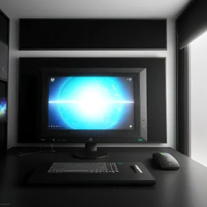 Modern Business Black Computer Screen Display