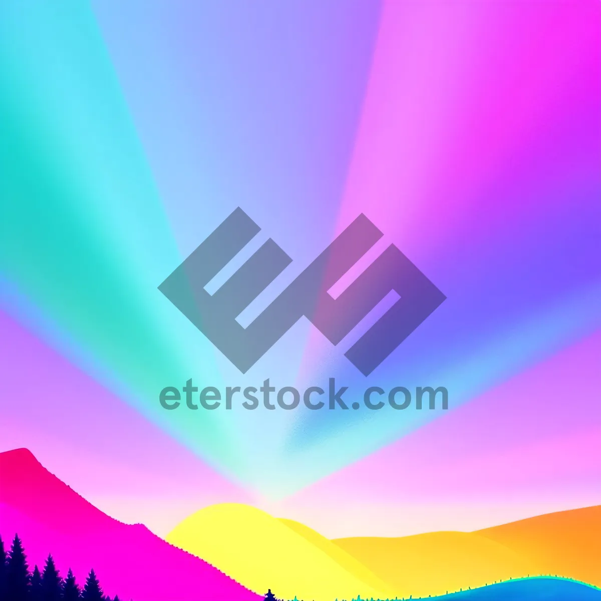 Picture of Digital Fantasy Motion: Futuristic Gradient Graphic Art