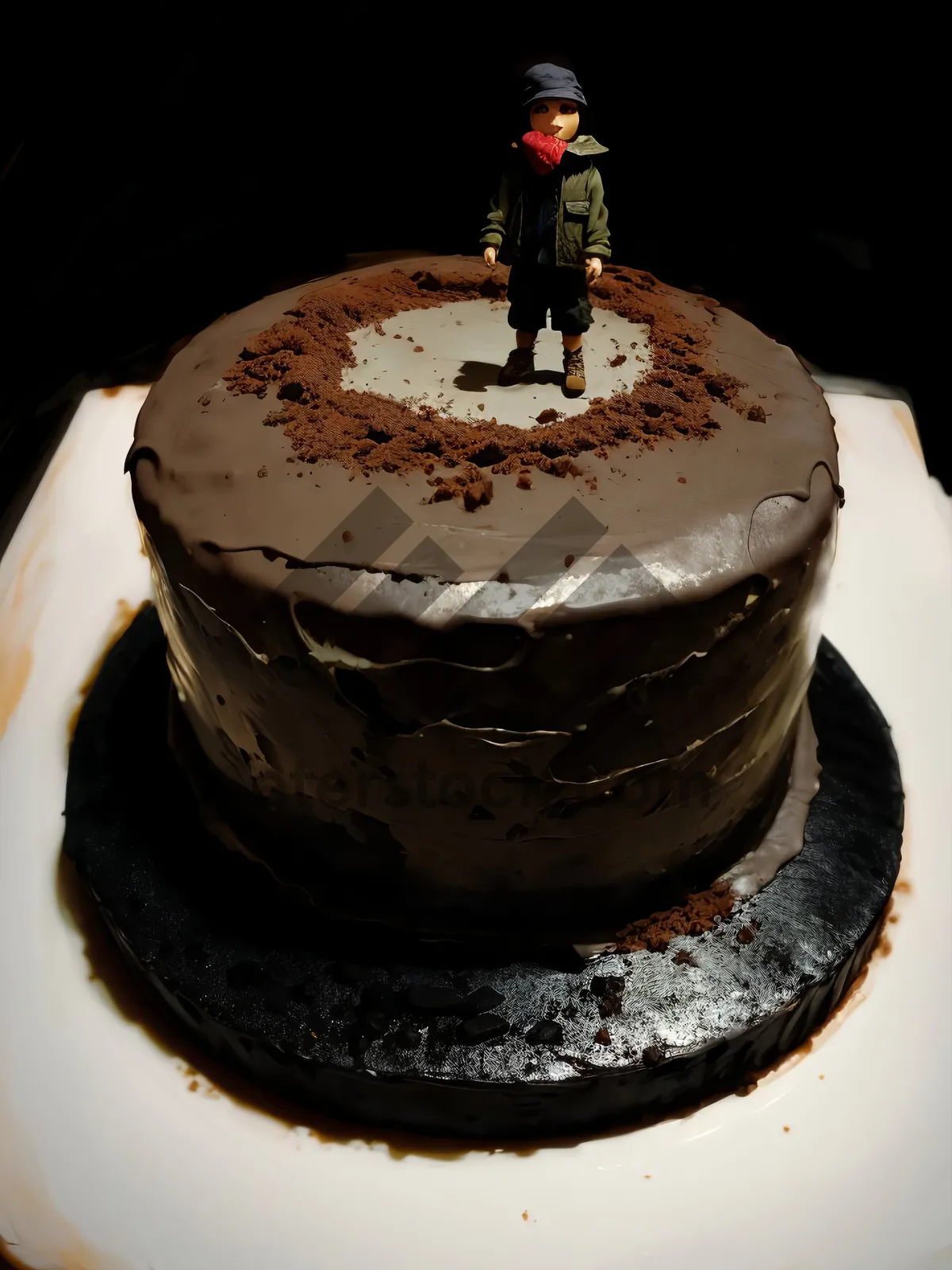 Picture of Decadent Chocolate Espresso Cake with Creamy Icing