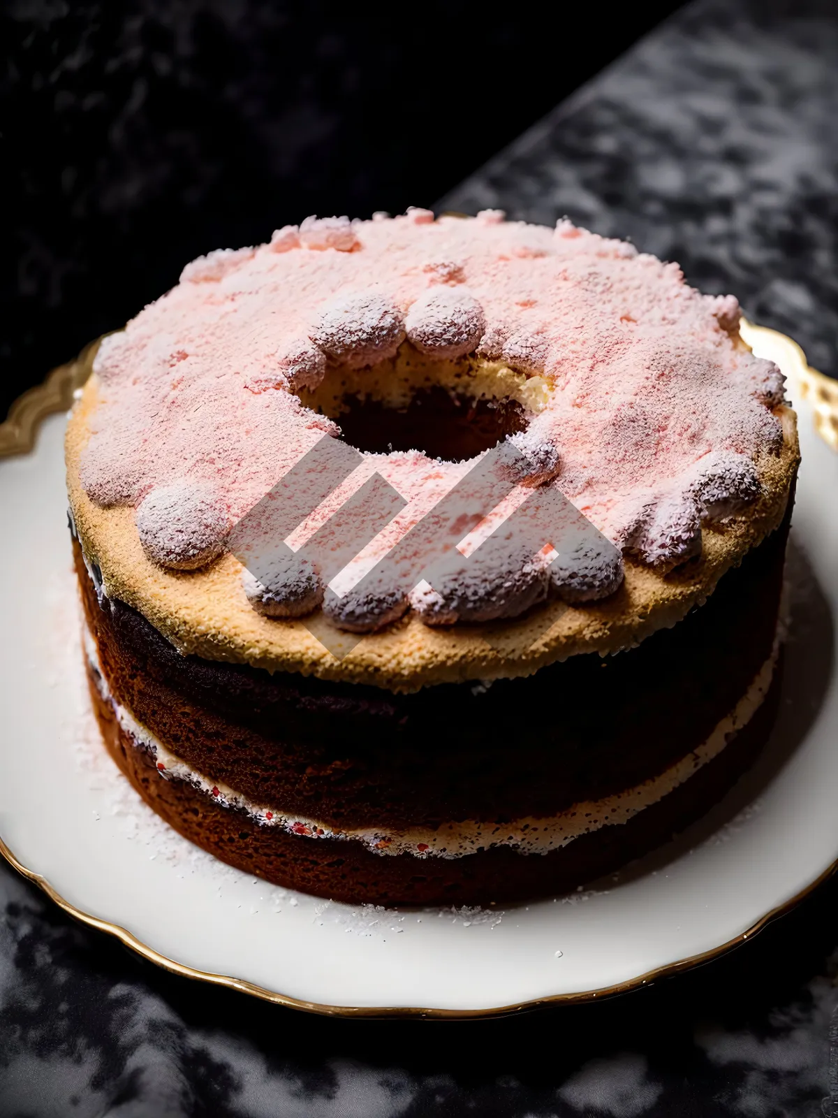 Picture of Delicious Sweet Treat on a Plate