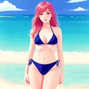 Sunny Beach Body: Sizzling Summer Swimsuit Fun
