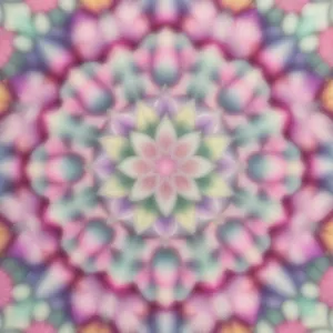 Colorful Retro Floral Pattern Seamless Wallpaper Design