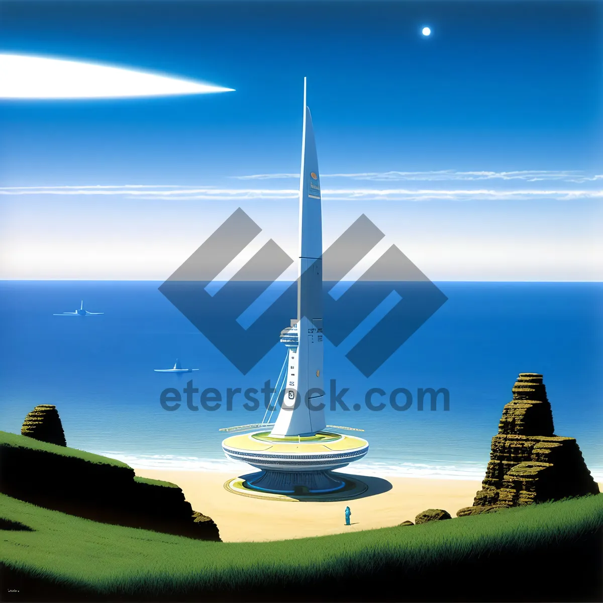 Picture of Skyline Tower: Majestic Obelisk and City Landmark.