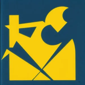 National bank flag symbol - iconic representation of country's financial institution.