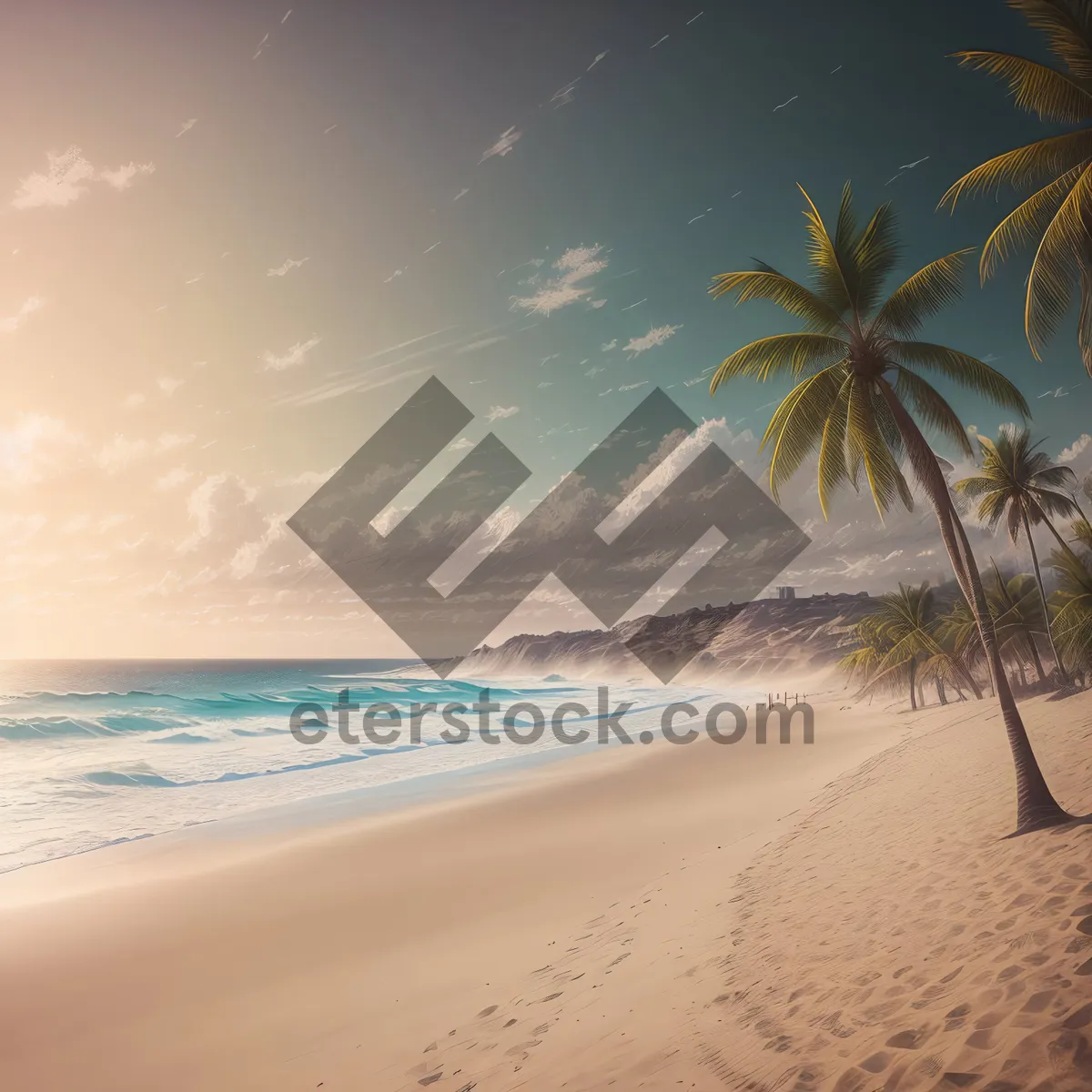 Picture of Tropical Paradise: Serene Beachfront Oasis