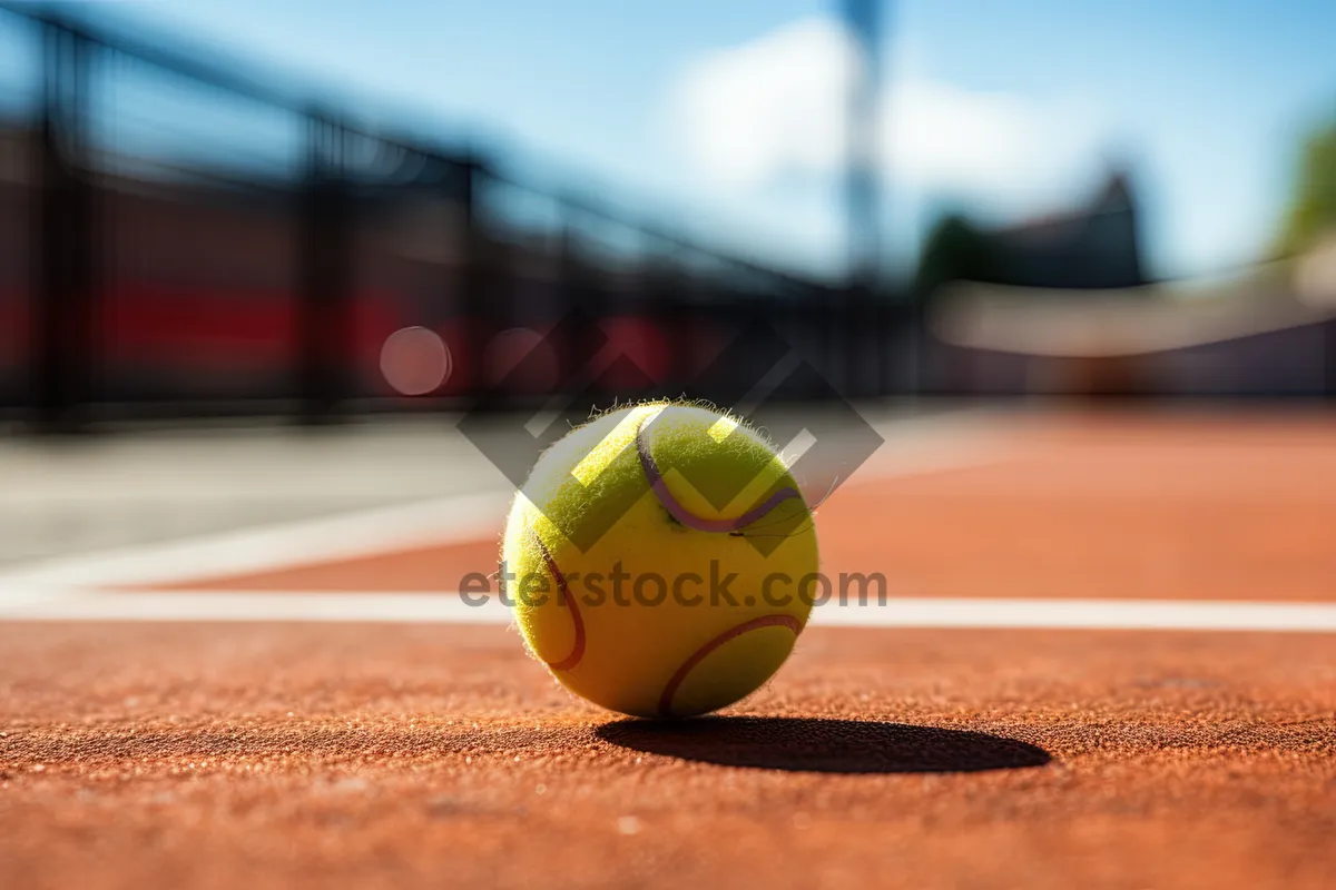 Picture of Healthy yellow fruit for a tennis match