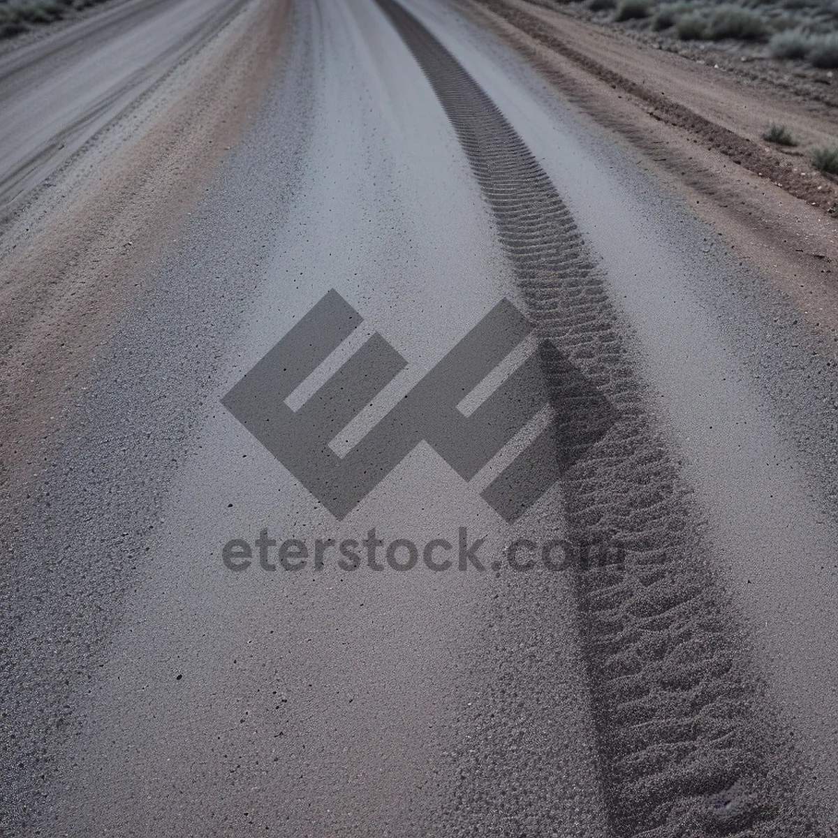 Picture of Speeding through the Asphalt Highway: A Textured Transportation Journey