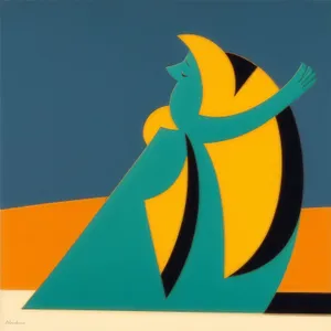 Symbolic Design: Artistic Breeze Icon Graphic Sign